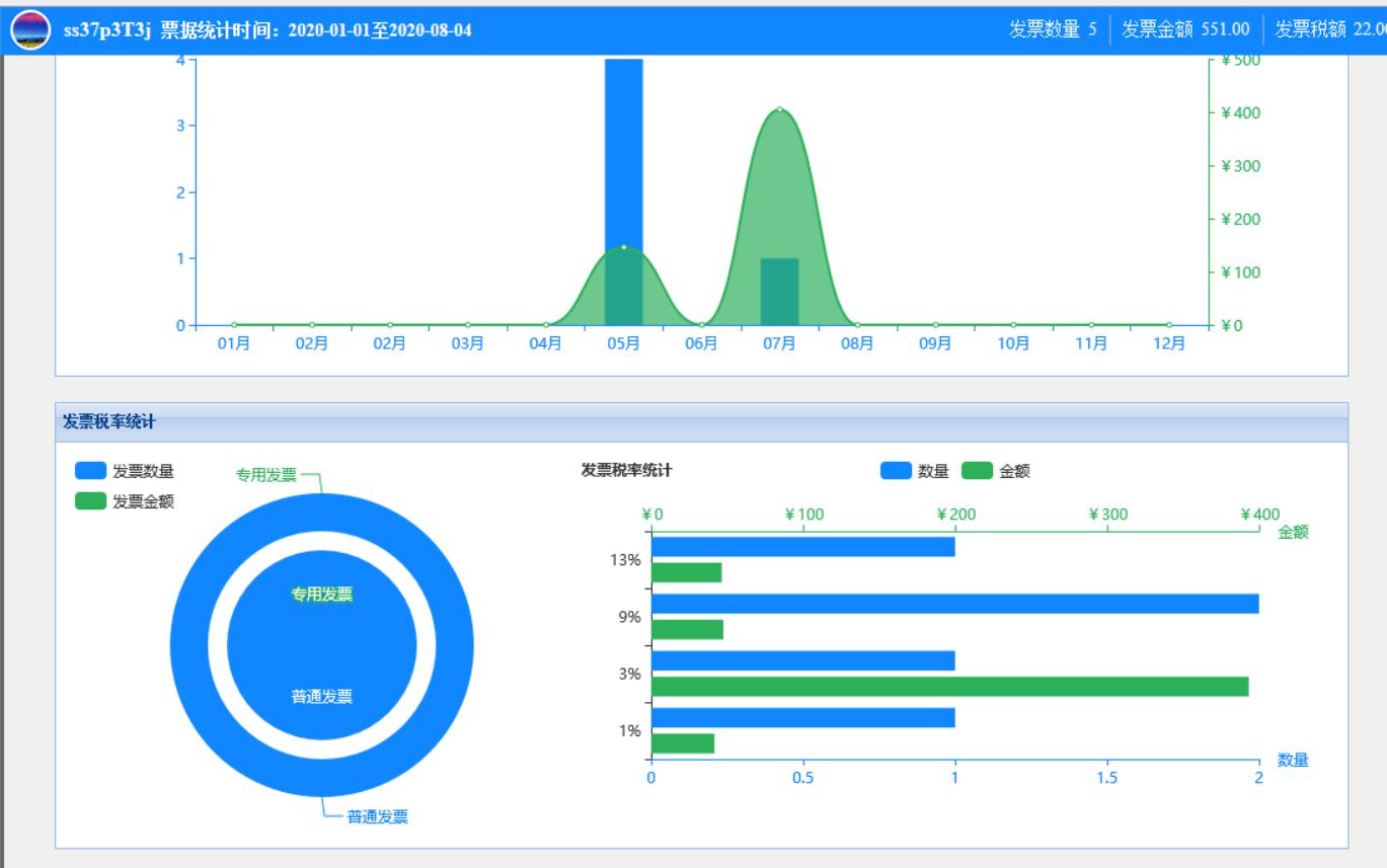 电子发票统计